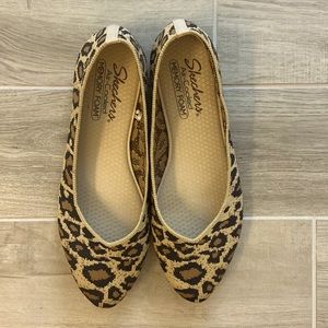 Skechers knit mesh flats size 9